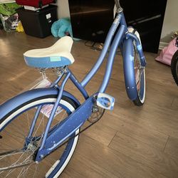 Blue Huffy Cruiser Bike 