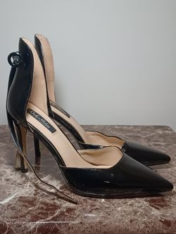 Only Maken Women Stiletto High Heel Pointed Toe Ankle Strap