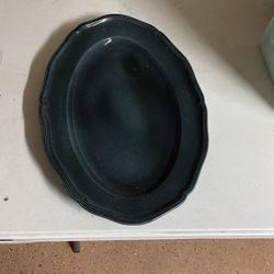 Blue Plate For Kitchen Or Decoration Use