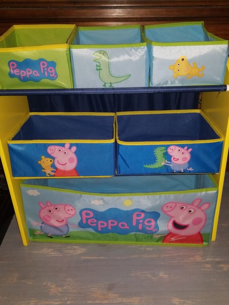 Peppa Pig Toy Storage Shelf
