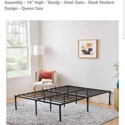 Queen Size Metal Bed Frame