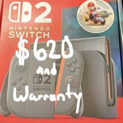 Nintendo Switch 2 System - Nintendo
Switch 2 With Warranty And Proof Of Purchase  