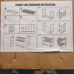 Power Tool Organizer