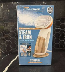 Conair 2-1 steamer with iron turbo