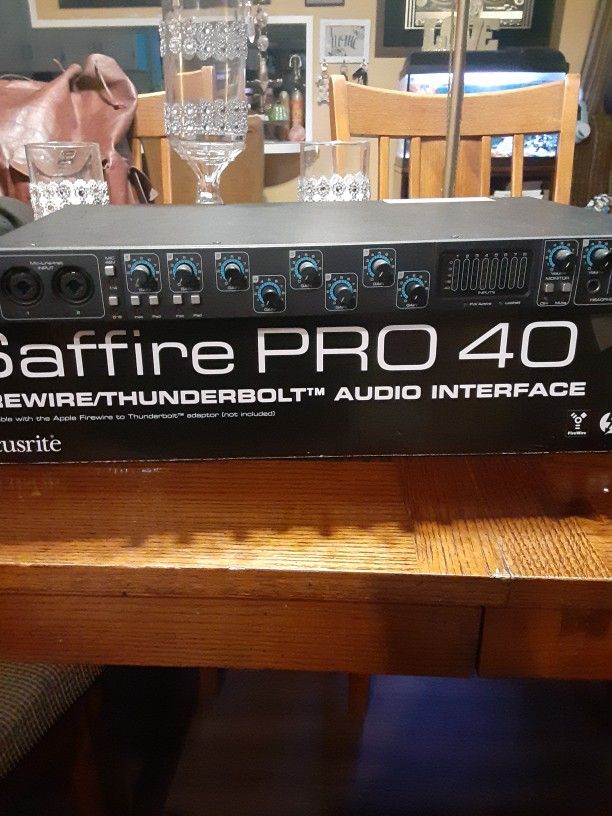 Saffire PRO 40 USED AND FOR PARTS ONLY