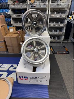 4 Wheels US Mags U102 Standard Gray Staggered 15x7 & 15x8 5x114.3 5x4.5 Ford