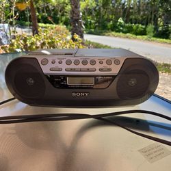 Sony Cassette And CD Player.