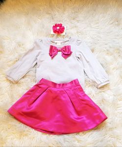 Janie and Jack Top and Skirt size 2t