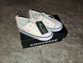 Converse summer ☀️ pattern 🍒 🍋 🌸🌼 shoes new
