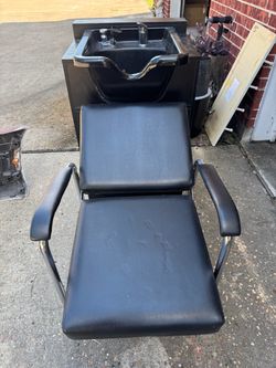 Shampoo bowl & shampoo chair