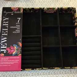 New Jewelry Storage Organizer Tray With Ring Holder