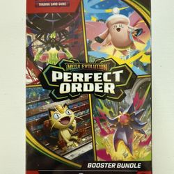 2026 Pokemon Mega Evolution Perfect Order Booster Bundle