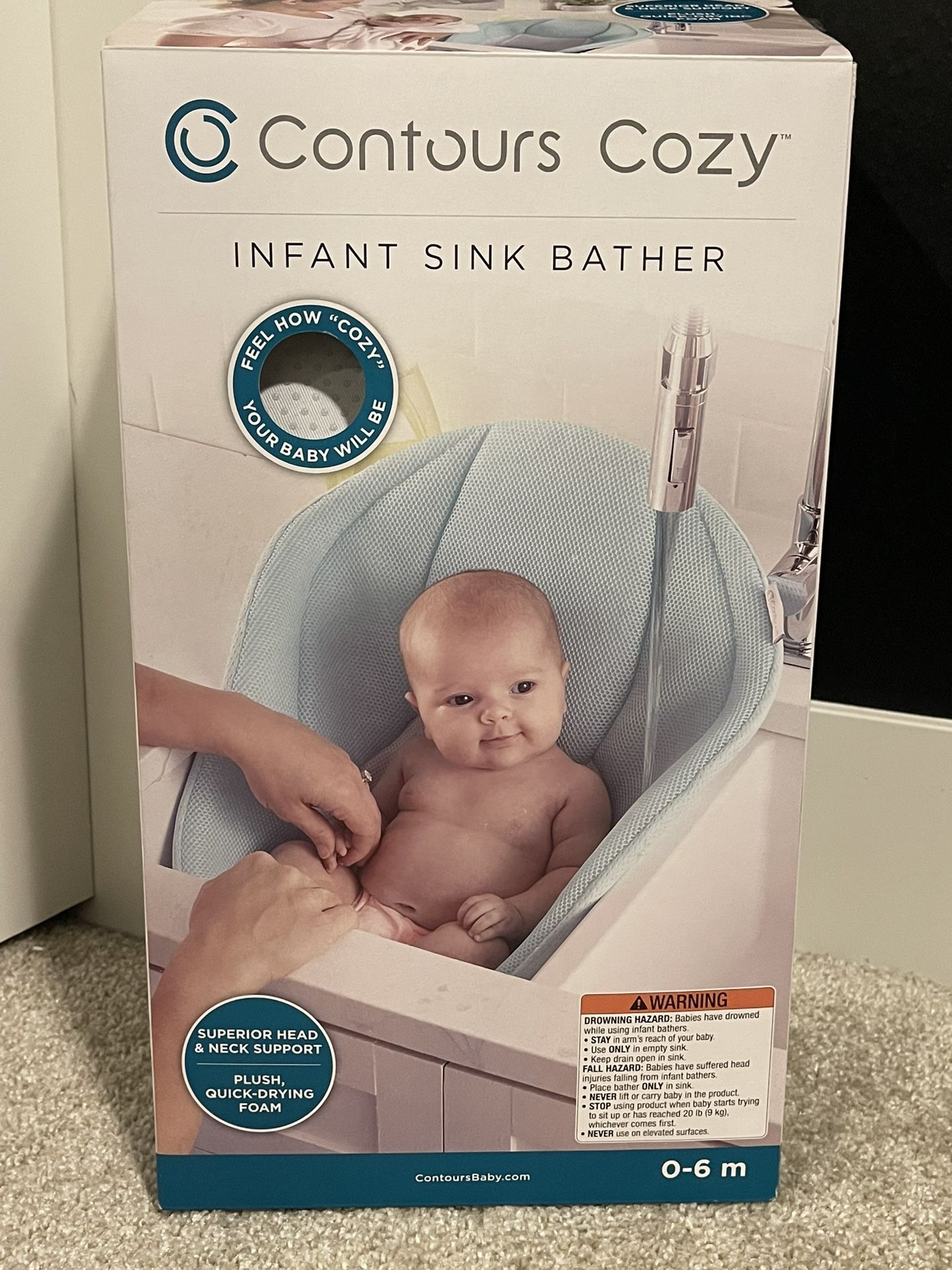 NEW! Contours cozy Infant Sink Bather