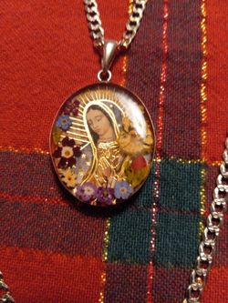 Virgin Of Guadalupe &chain/silver 925/