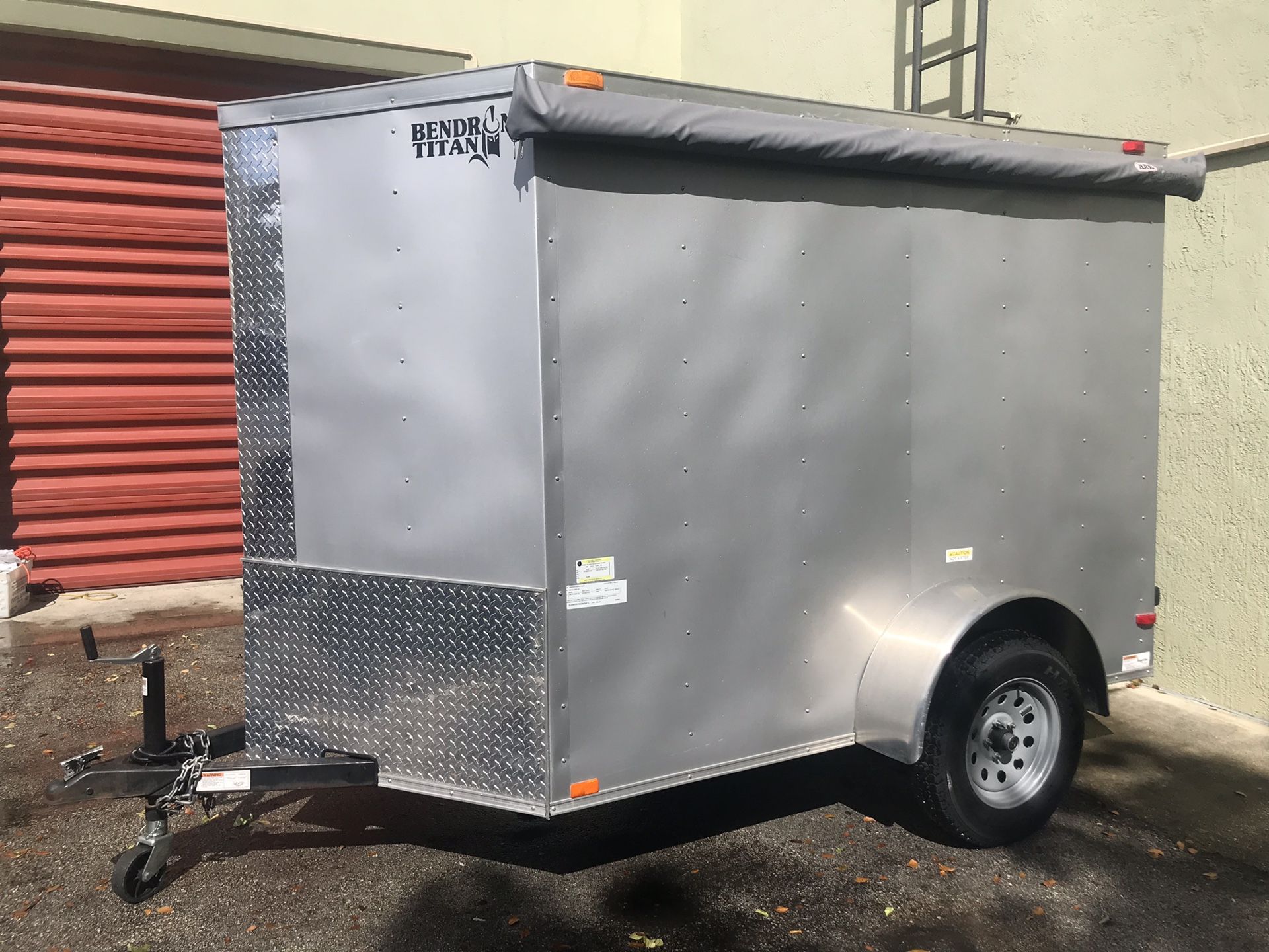 Custom 5'x10'x6' tall, 2014 Bendron Titan Enclosed trailer