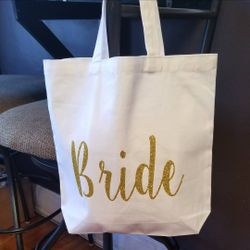 Bride tote bag