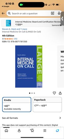 Internal medicine on call book