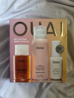 OUAI Get On Your Merry OUAI Hair Care Kit