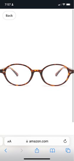NWT Feisedy Vintage Oval Blue Light Glassess