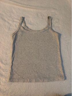 Light gray tank top size s/m