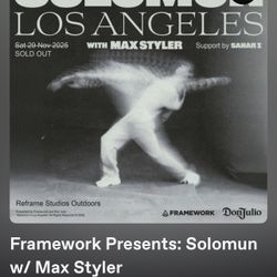 Solomun GA Tix