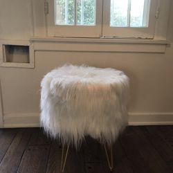 Furry Stol With Lid