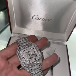 Cartier Watch With VVS Diamonds 