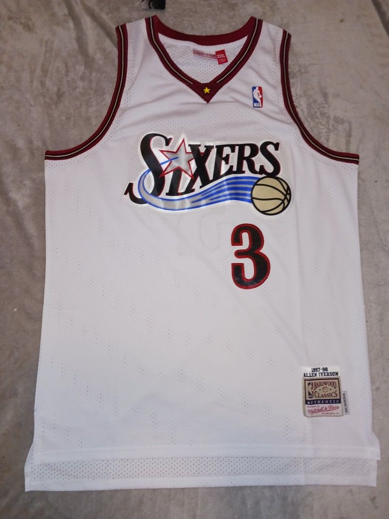 Allen Iverson 76ers Jersey Size XL