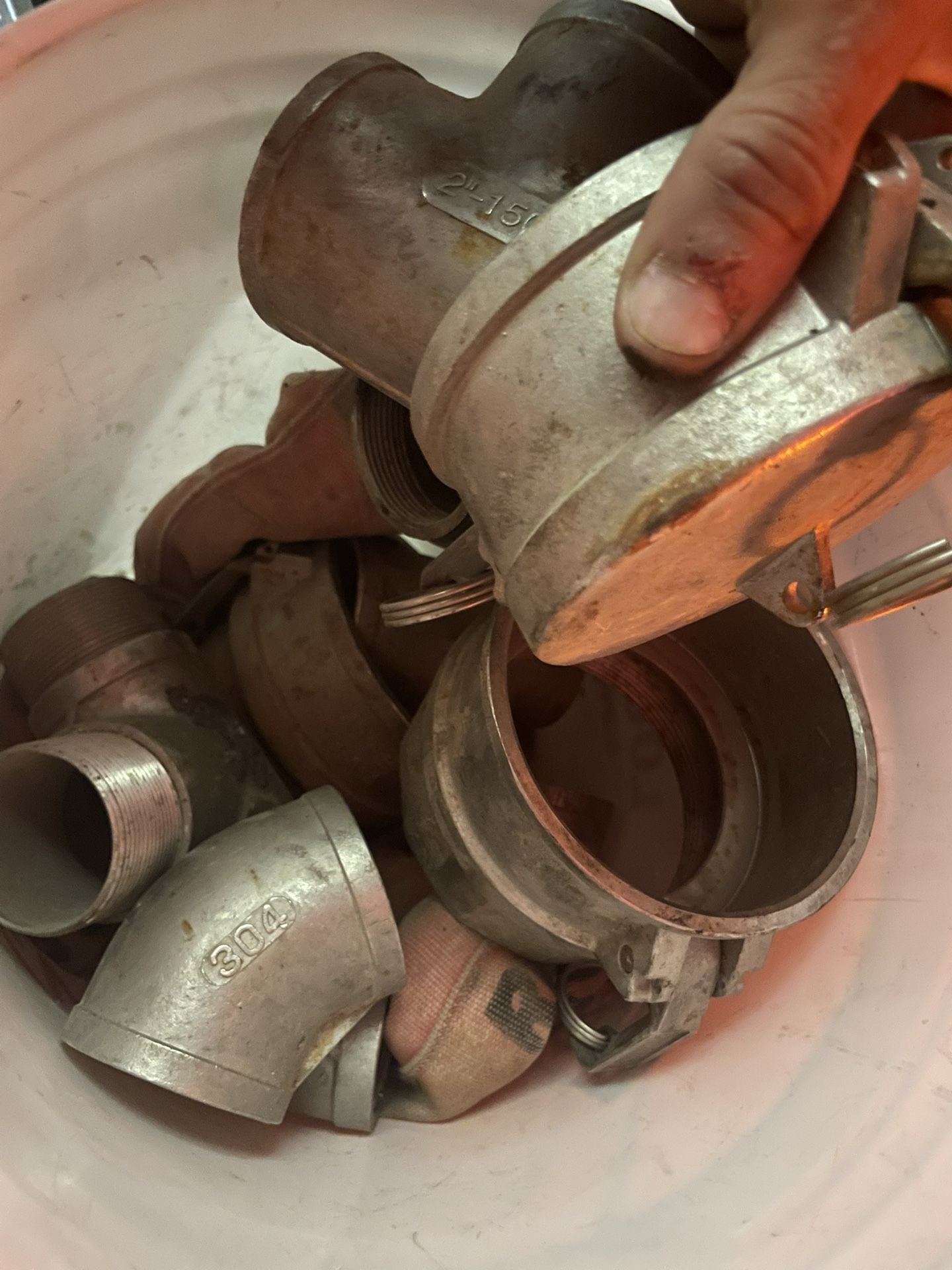 Chem Locks, 90% Couplings, Fittings, Etc