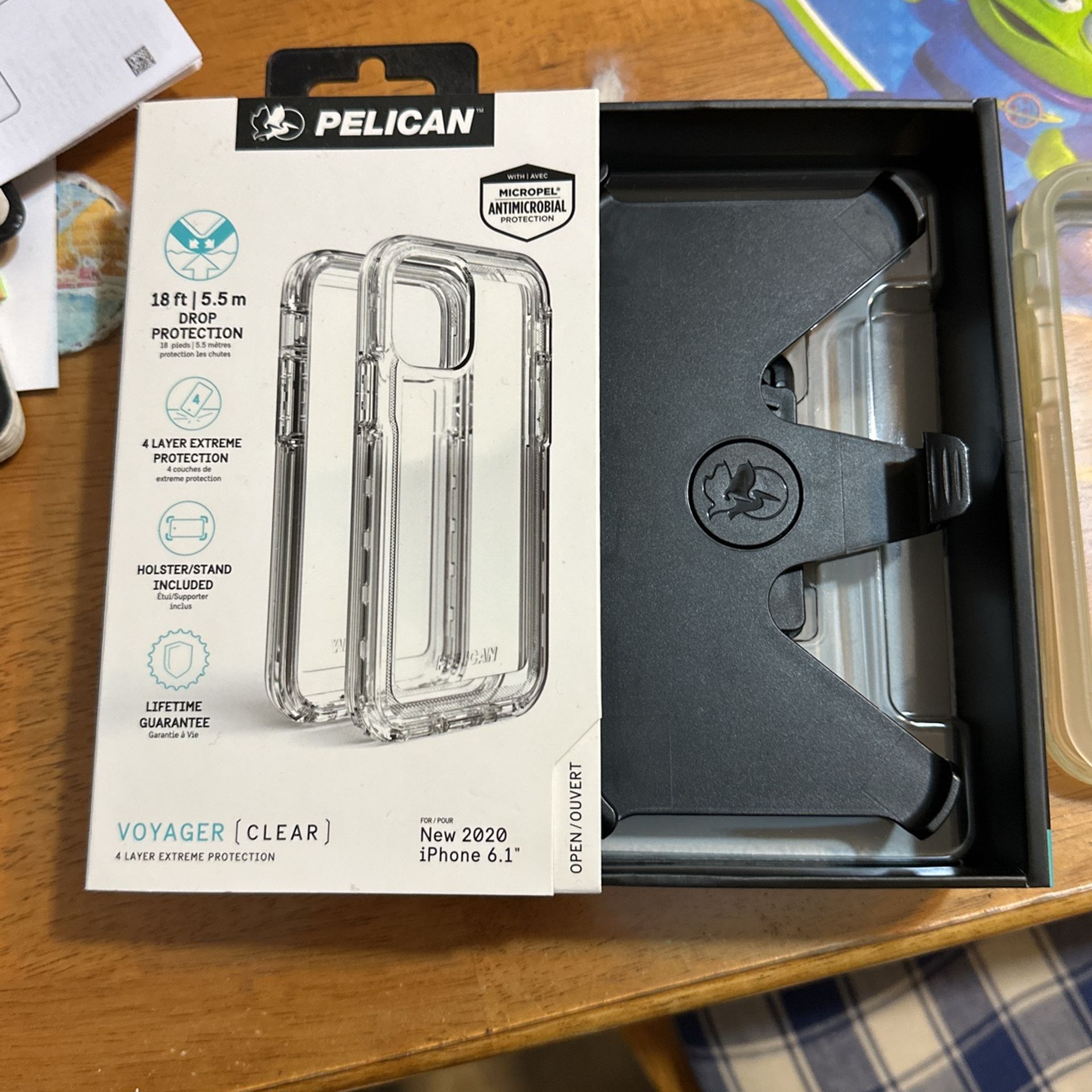 iPhone 12Pro Case - Pelican. Clip On Belt.