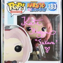 Funko POP:  Naruto (SAKURA): SIGNER KATE HIGGINS