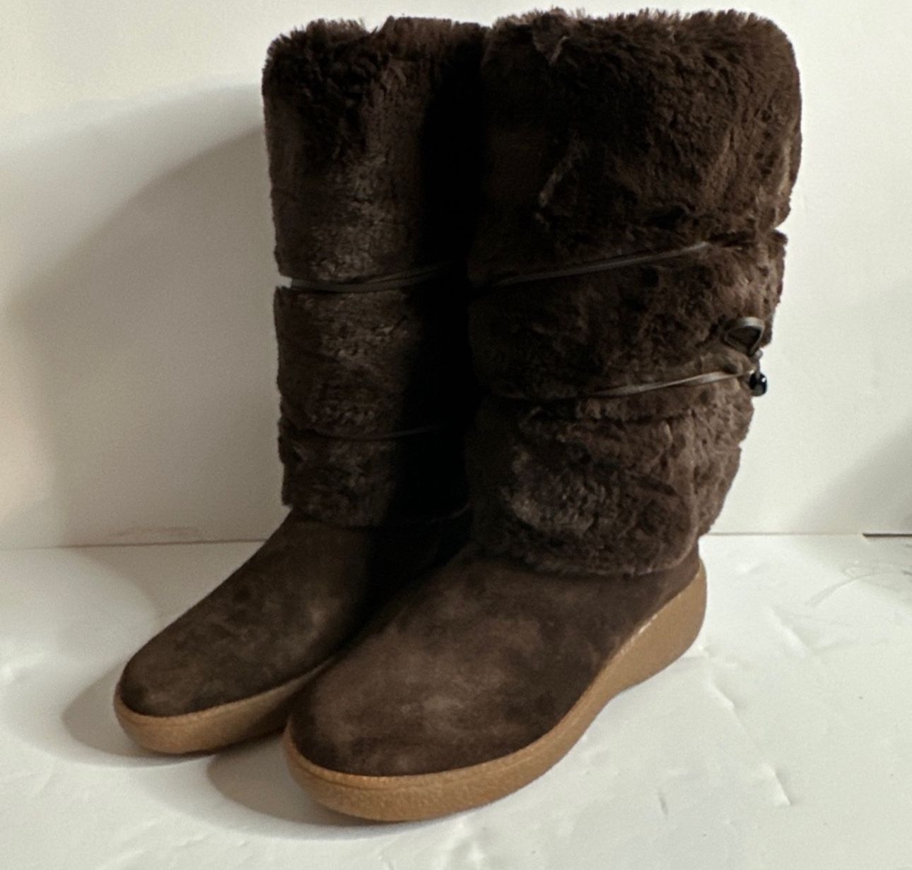 Oscar Sport FAUX FUR boots Brown 39