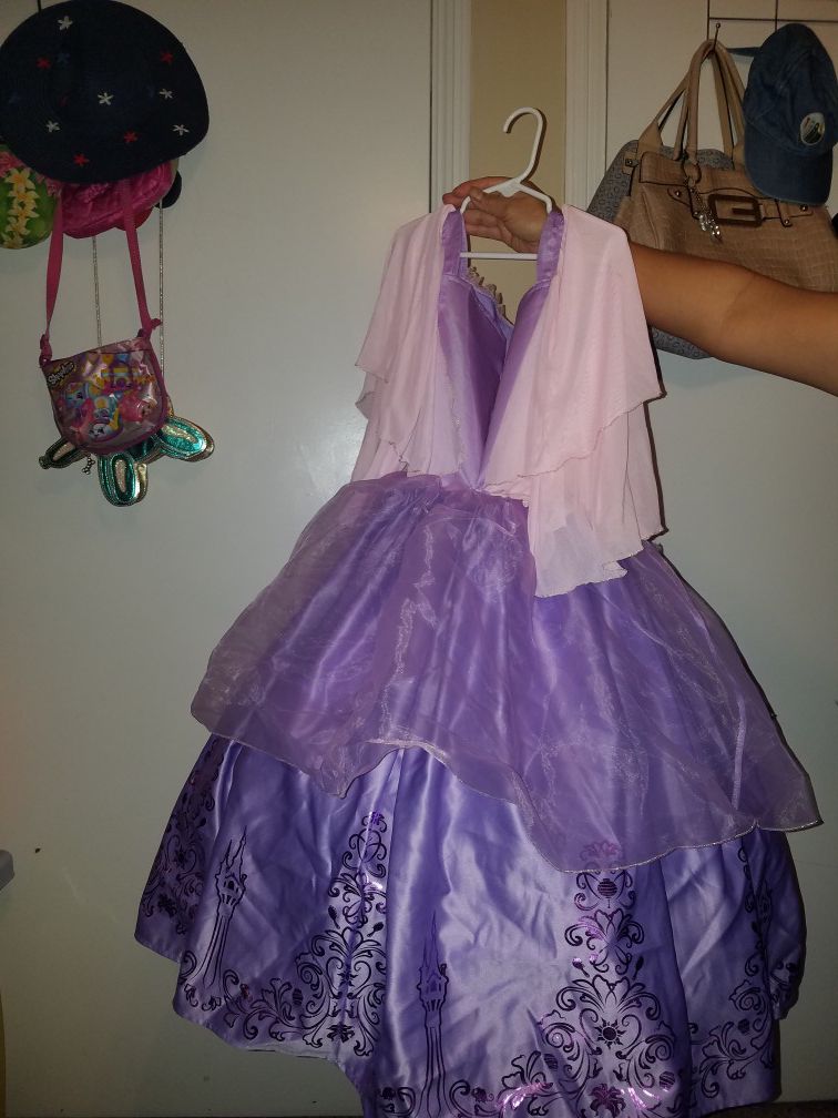 Rapunzel kid dress