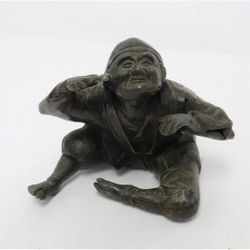 Antique Japanese bronze sculpture