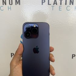 iPhone 14 Pro 128 GB Unlocked BH90% 🔋 Case And Headphones For Free 👌🏻