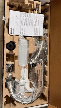 kohler Pull-down kitchen sink faucet with soap/lotion dispenser