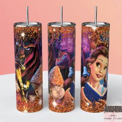 Beauty and the Beast Tumbler, Beauty and the Beast Skinny Tumbler