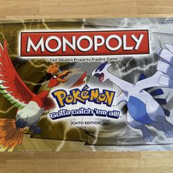 Pokémon Monopoly Johto Edition 100% COMPLETE