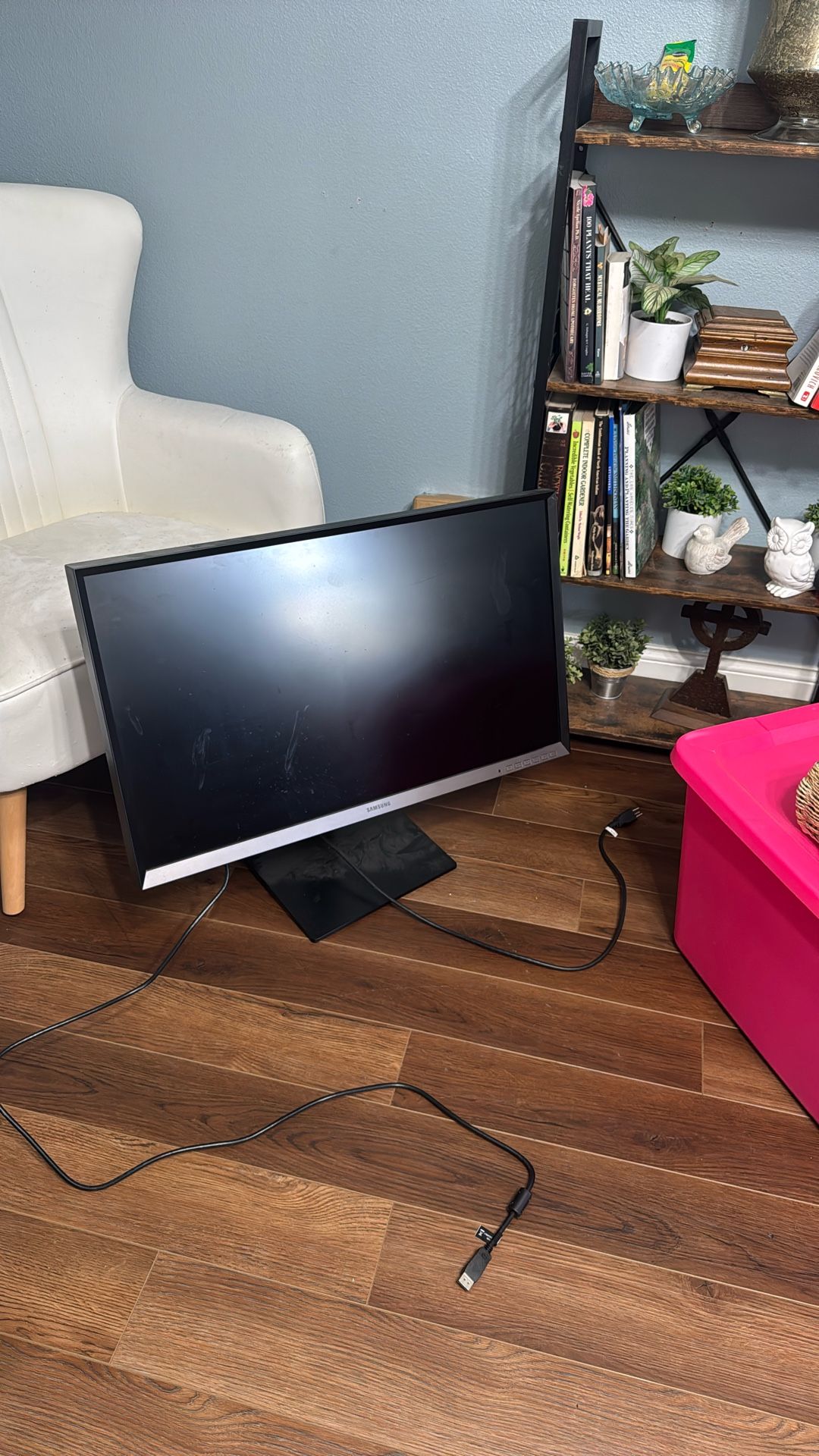 Two- 32” Computer Monitors 