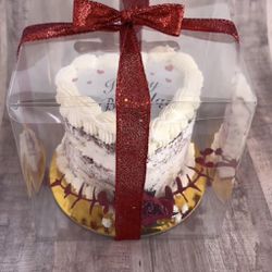 Cake Gift Box Burn Away Decor Pastel En Caja De Regalo