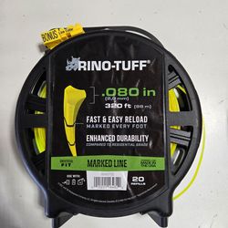 RINO-TUFF Pro Universal Fit .080 Professional Marked Trimmer Line 320 Feet Spool