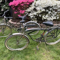 Pair of Schwinn Bikes Vintage 