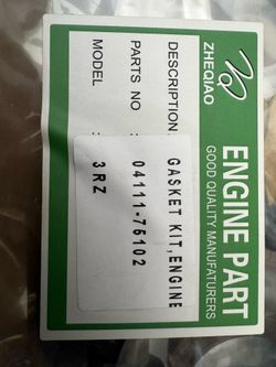 Engine Gasket Kit 3rz