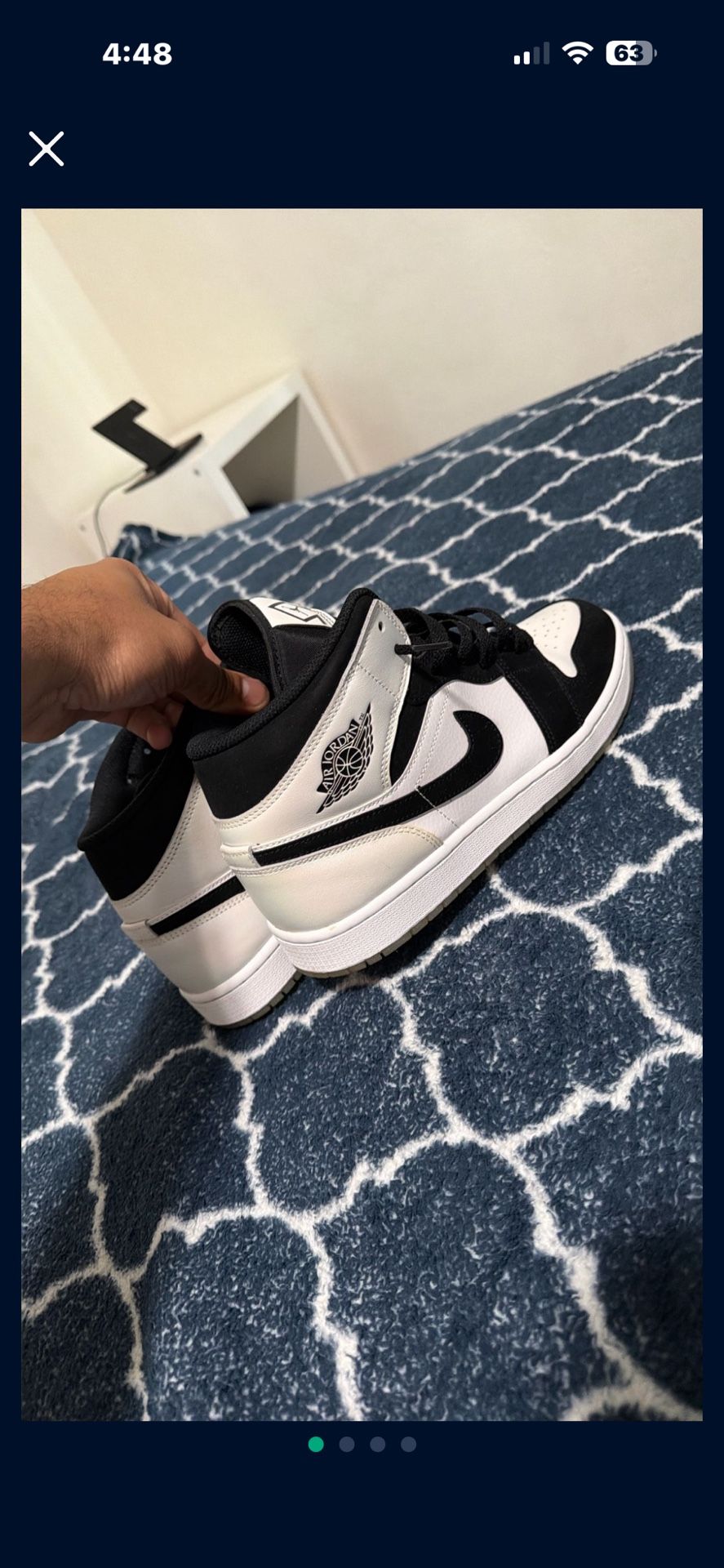 Jordan 1 Mid Size 11 Asking 50