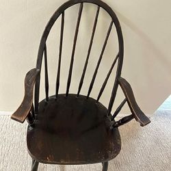 Solid Wood Captains Chair