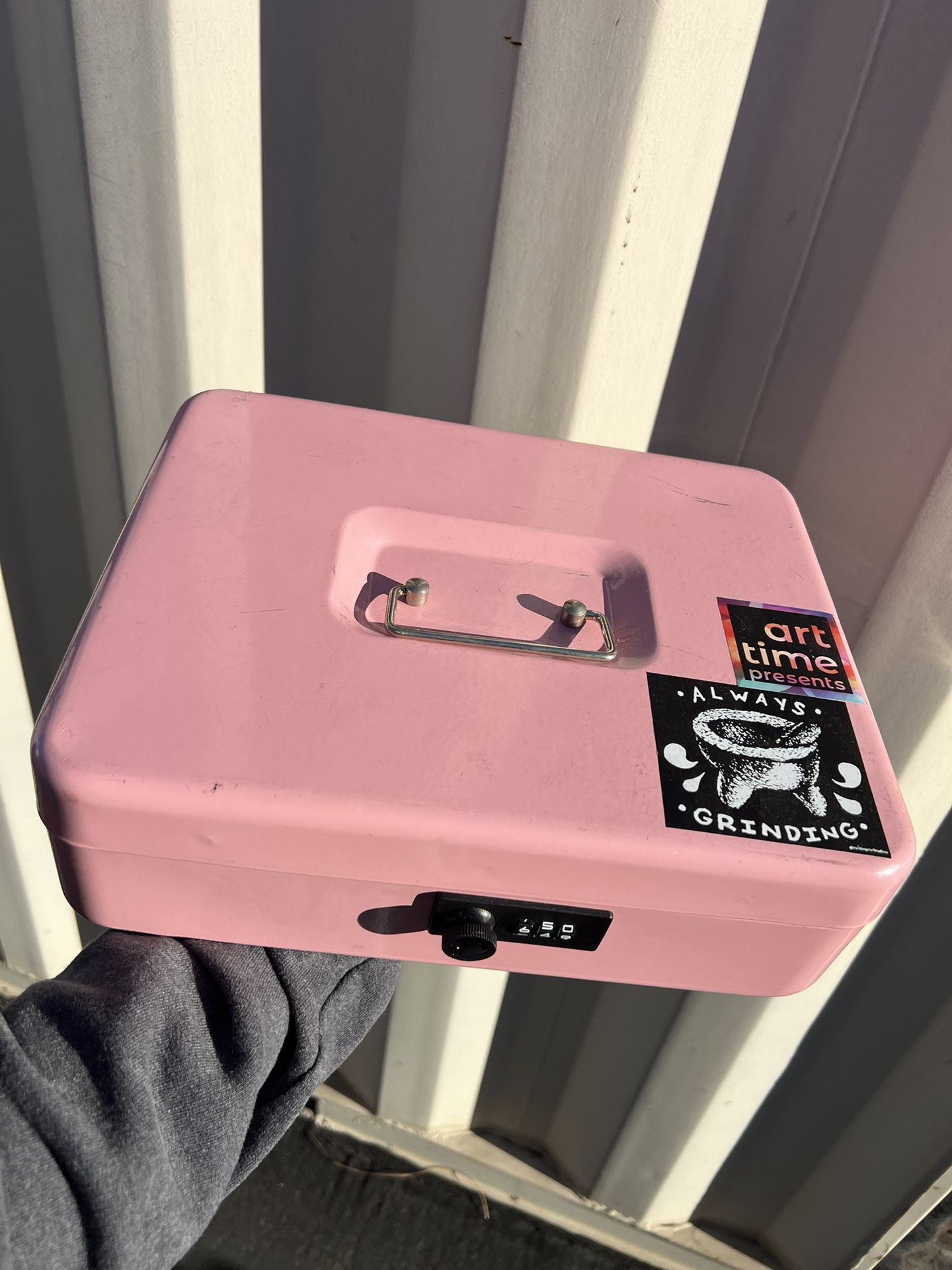 Used Pink Cash Box