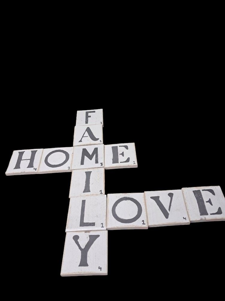 5" Scrabble Tile Wall Art Home Decore