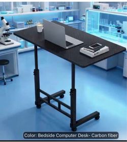 Adjustable Rolling Laptop Desk - NEW in the box