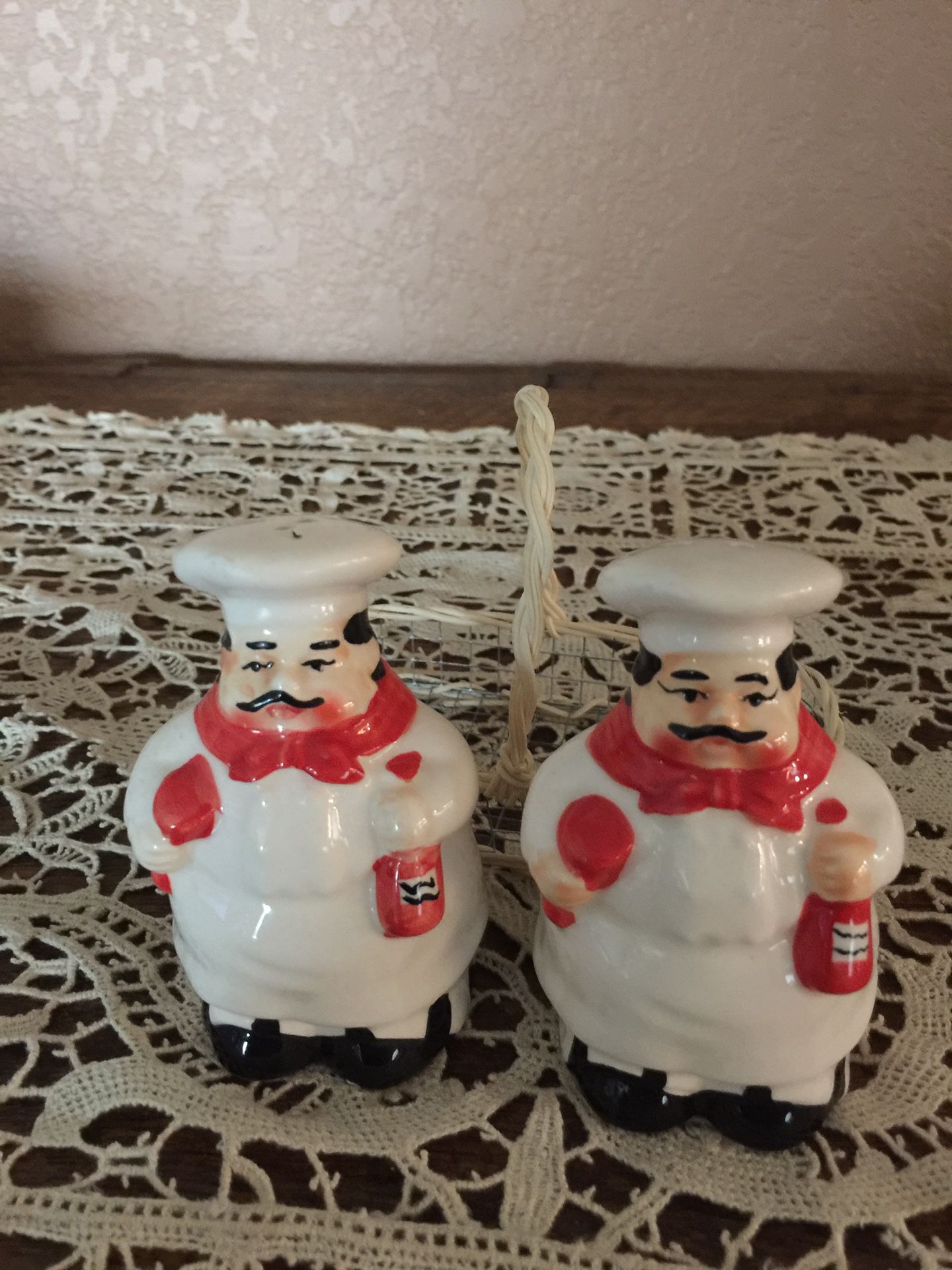 Fat Chef Salt and Pepper Shakers