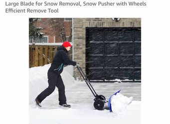 Snow pusher removal